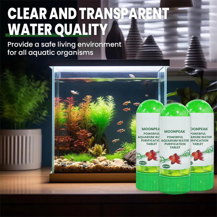 MOONPEAK Powerful Aquarium Water Purification Tablet